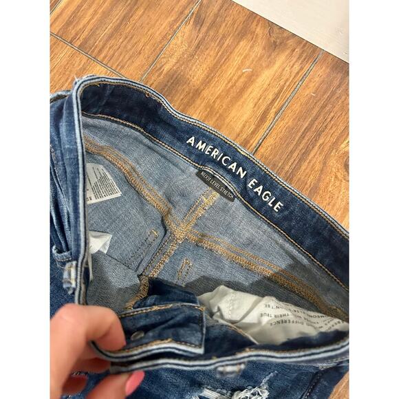 American Eagle Distressed Jegging size 0 - Picture 3 of 6
